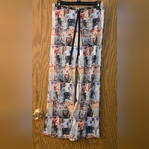 Taylor Swift & Cats Drawstring Pajama Pants. Size Medium.